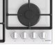 Gorenje GTW641EW piano cottura Bianco Da incasso 60 cm Gas 4 Fornello(i) 4