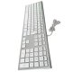 XtremeMac XWH-WIK-83 tastiera USB QWERTY Belga, Francese, Inglese britannico Argento 6