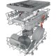 Hotpoint Ariston HSIO 3O23 WFE lavastoviglie A scomparsa totale 10 coperti E 8