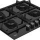 Beko HILG64225S piano cottura Nero Da incasso 60 cm Gas 4 Fornello(i) 3