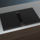 Siemens iQ300 EH877BE15E piano cottura Nero Da incasso 80 cm Piano cottura a induzione 4 Fornello(i) Cappa da incasso 4
