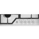 Electrolux KGS6426SX Acciaio inox Da incasso 59 cm Gas 4 Fornello(i) 3