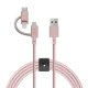 Native Union BELT-ULC-ROS-NP cavo USB 2 m USB A USB C/Micro USB A/Lightning Rosa 4