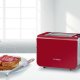 Bosch TAT8614P tostapane 9 2 fetta/e 860 W Rosso, Acciaio 5