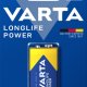 Varta Longlife Power, Batteria Alcalina, 9V, E-Block, 6LP3146 3