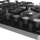 Gorenje GKTW642SYB piano cottura Nero Da incasso 60 cm Gas 4 Fornello(i) 7