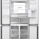 Haier Cube 83 Serie 7 HCW7819EWMP frigorifero side-by-side Libera installazione 537 L E Platino, Acciaio inossidabile 4
