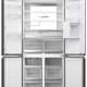 Haier Cube 83 Serie 7 HCW7819EWMP frigorifero side-by-side Libera installazione 537 L E Platino, Acciaio inox 4