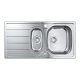 GROHE K200 60-S Lavello montato su piano Rettangolare Acciaio inox 3