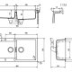 Schock Primus N200 Lavello montato su piano Rettangolare 3