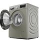 Bosch Serie 6 WGG144X0FG lavatrice Caricamento frontale 9 kg 1400 Giri/min Argento, Acciaio inox 6