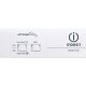 Indesit NIS 41 V (UK) asciugatrice Libera installazione Caricamento frontale 4 kg C Bianco 3