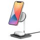 Native Union Snap 2-in-1 Magnetic Wireless Charger Auricolare, Smartphone Nero, Cromo, Bianco USB Carica wireless Ricarica rapida Interno 7