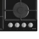Gorenje GT641EXB piano cottura Nero Da incasso 60 cm Gas 4 Fornello(i) 7