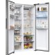 Haier SBS 90 Serie 5 HSR5918DWMP frigorifero side-by-side Libera installazione 521 L D Platino, Acciaio inox 6
