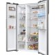 Haier SBS 90 Serie 5 HSR5918DWMP frigorifero side-by-side Libera installazione 521 L D Platino, Acciaio inossidabile 9