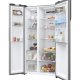Haier SBS 90 Serie 5 HSR5918DWMP frigorifero side-by-side Libera installazione 521 L D Platino, Acciaio inox 9