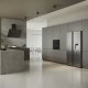 Haier SBS 90 Serie 5 HSR5918DWMP frigorifero side-by-side Libera installazione 521 L D Platino, Acciaio inox 19