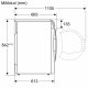 Bosch Serie 6 WTW894A8SN asciugatrice Libera installazione Caricamento frontale 8 kg A+++ Bianco 6