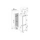 Whirlpool Frigorifero combinato da incasso - ART 7811 6