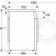 Bosch Serie 6 WUU28T0XES lavatrice Caricamento frontale 9 kg 1400 Giri/min Acciaio inox 5