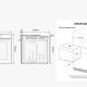 Samsung NV7B4450VAK 76 L 3950 W Nero 14