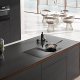 Miele KMDA 7634 FL Nero Da incasso 80 cm Piano cottura a induzione 4 Fornello(i) Cappa da incasso 3