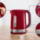 Bosch TWK6A514 bollitore elettrico 1,7 L 2200 W Grigio, Rosso 10