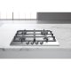 Whirlpool TGML 660 IX Acciaio inox Da incasso 60 cm Gas 4 Fornello(i) 4