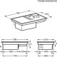 AEG COLI84FHXB Nero, Acciaio inox Da incasso 76.6 cm Piano cottura a induzione 4 Fornello(i) Cappa da incasso 10