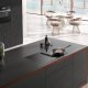 Miele KMDA 7272 FL-A Nero Da incasso 80 cm Piano cottura a induzione 4 Fornello(i) Cappa da incasso 7