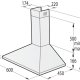 Gorenje WHC629E4X-DE Cappa aspirante a parete Acciaio inox 450 m³/h 7