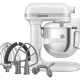 KitchenAid KSM70SKXXWH sbattitore Sbattitore con base 500 W Bianco 4