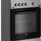 Beko FSG52010GXC cucina Gas Nero, Acciaio inox 3