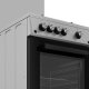 Beko FSG52010GXC cucina Gas Nero, Acciaio inox 5