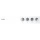 Whirlpool GOFL 629/WH Bianco Da incasso 59 cm Gas 4 Fornello(i) 4