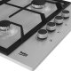 Beko HIBW64125SX piano cottura Acciaio inox Da incasso 61 cm Gas 4 Fornello(i) 6