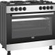 Beko GM15122DXB Cucina Elettrico Gas Nero, Acciaio inox 3