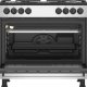 Beko GM15122DXB Cucina Elettrico Gas Nero, Acciaio inox 5