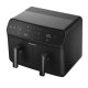 Grundig FR 7284 AirFit™ Twin 8.5L Çiftli Airfryer Doppia 8,5 L Indipendente 2400 W Friggitrice a basso contenuto di grassi Nero 3