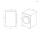 Haier I-Pro Series 7 Plus HW90-BD14979U1 lavatrice Caricamento frontale 9 kg 1400 Giri/min Bianco 21