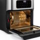 Princess 01.183314.01.750 friggitrice Singolo 10 L Indipendente 1500 W Friggitrice ad aria calda Nero, Argento 5