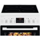 Electrolux LKR540202W Cucina Elettrico Ceramica Nero, Bianco A 3
