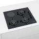 Bosch Serie 2 POY6B6B10 piano cottura Nero Da incasso 60 cm Combi 4 Fornello(i) 6