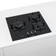 Bosch Serie 6 PPC6A6B10 piano cottura Nero Da incasso 60 cm Gas 3 Fornello(i) 7