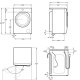 AEG LFA5I82WRE lavatrice Caricamento frontale 8 kg 1151 Giri/min Bianco 7