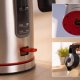 Bosch TWK6M480 bollitore elettrico 1,7 L 2400 W Nero, Acciaio inox 6