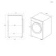 Haier I-Pro Series 7 HD90-A3979 asciugatrice Libera installazione Caricamento frontale 9 kg Bianco 10
