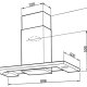 Smeg KSMD910X1 cappa aspirante Cappa aspirante a parete Acciaio inox 1000 m³/h 3