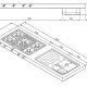 Smeg PLD18-1 piano cottura Acciaio inox Gas 5 Fornello(i) 3